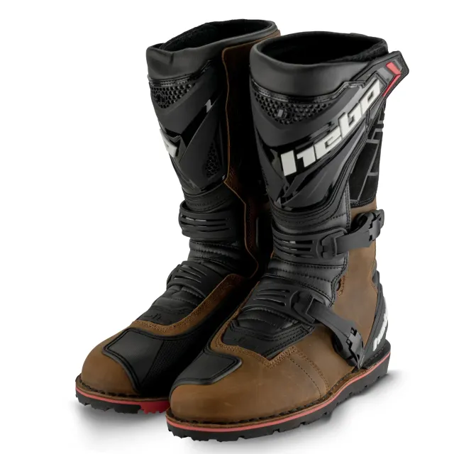 Hebo Trial Technical 3.0 stivali trial pelle omologati