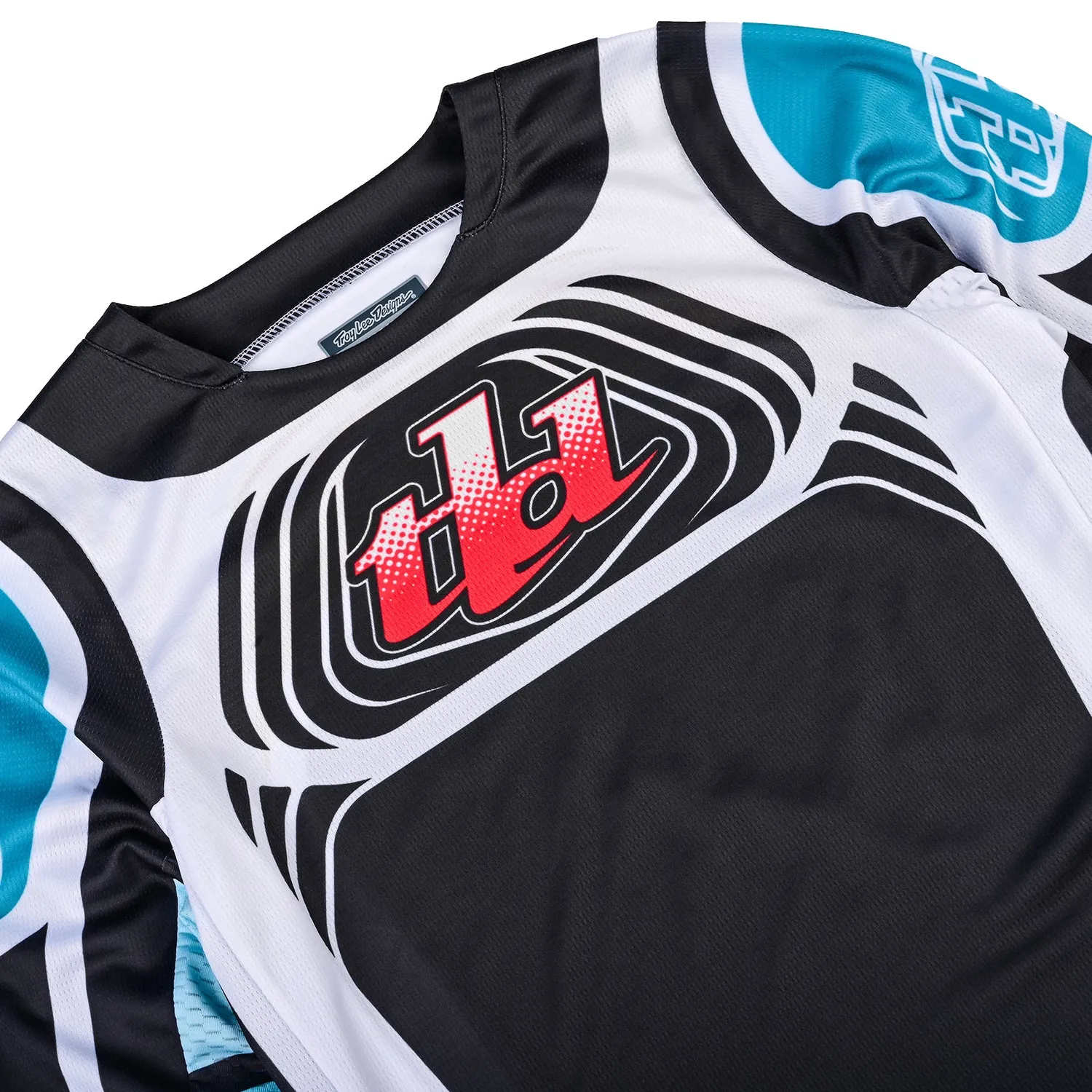 Troy Lee Designs GP Pro Wavez maglia moto bambino phantom turchese