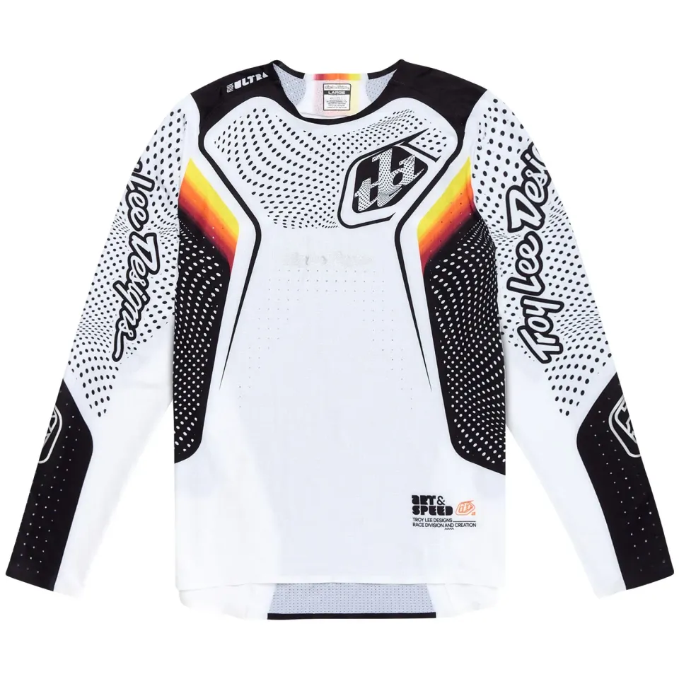 Troy Lee Designs SE Ultra maglia moto White manica lunga