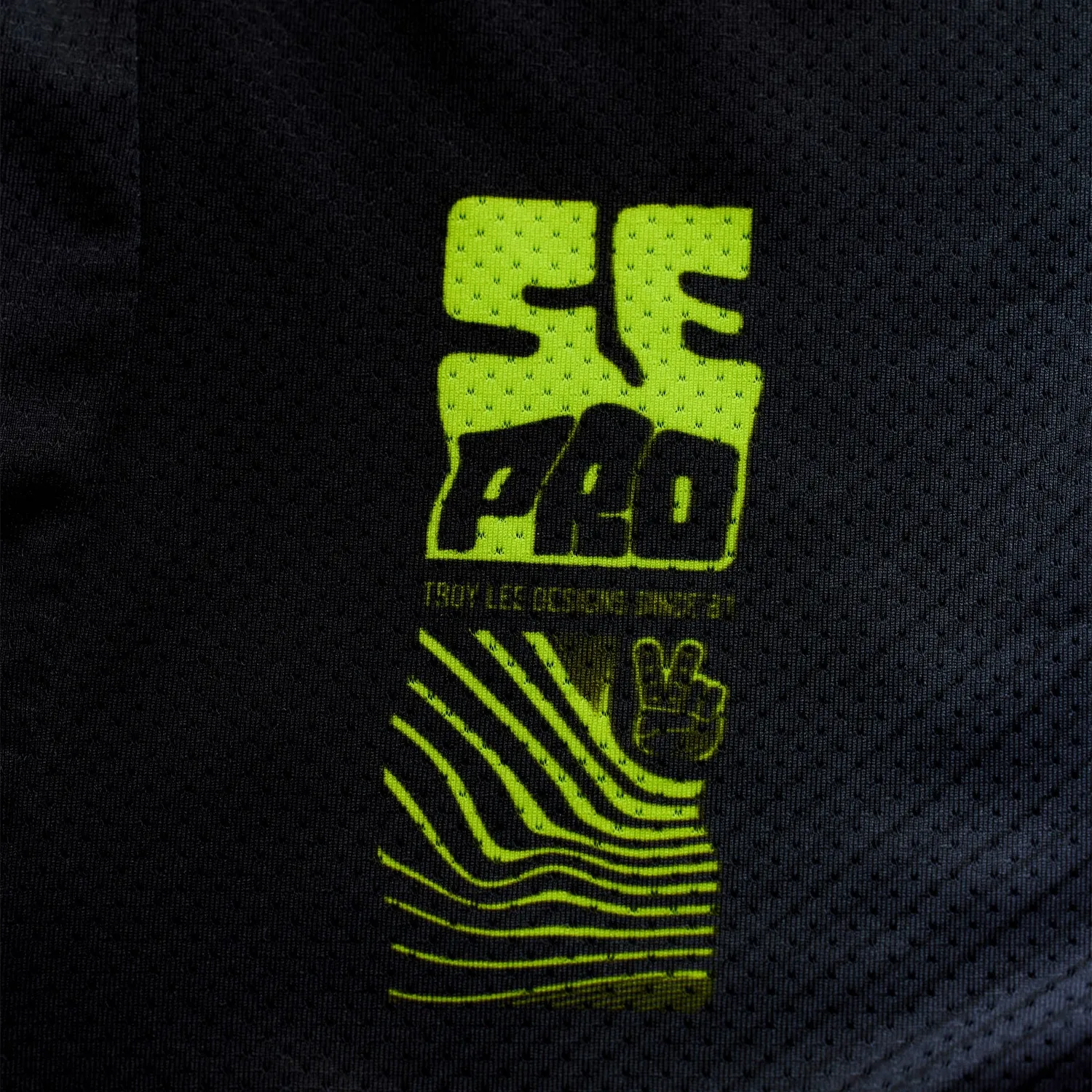 Troy Lee Designs SE Pro Wander Maglia Moto Nero Viola Traspirante