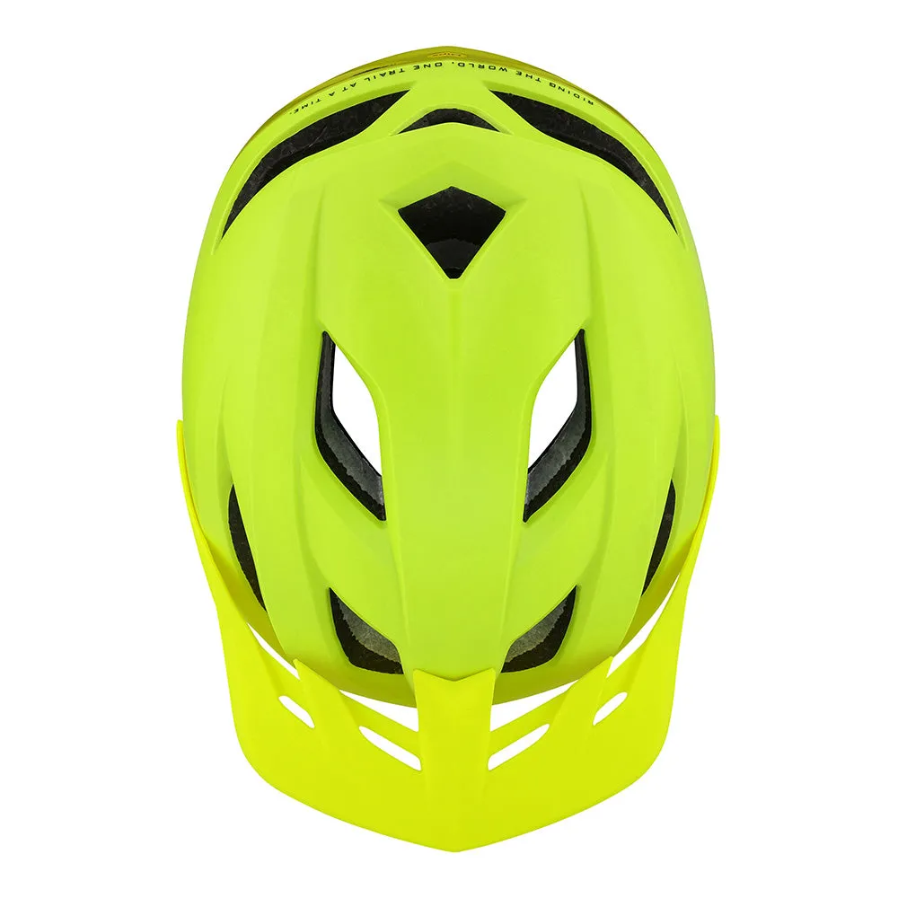 Troy Lee Designs Flowline SE casco bici Flo Yellow MIPS