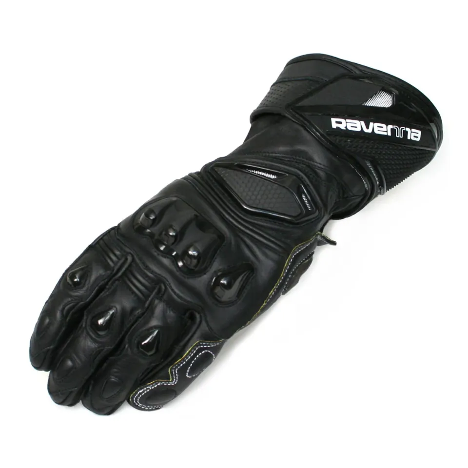 Ravenna Moto R guanti moto pelle nero CE