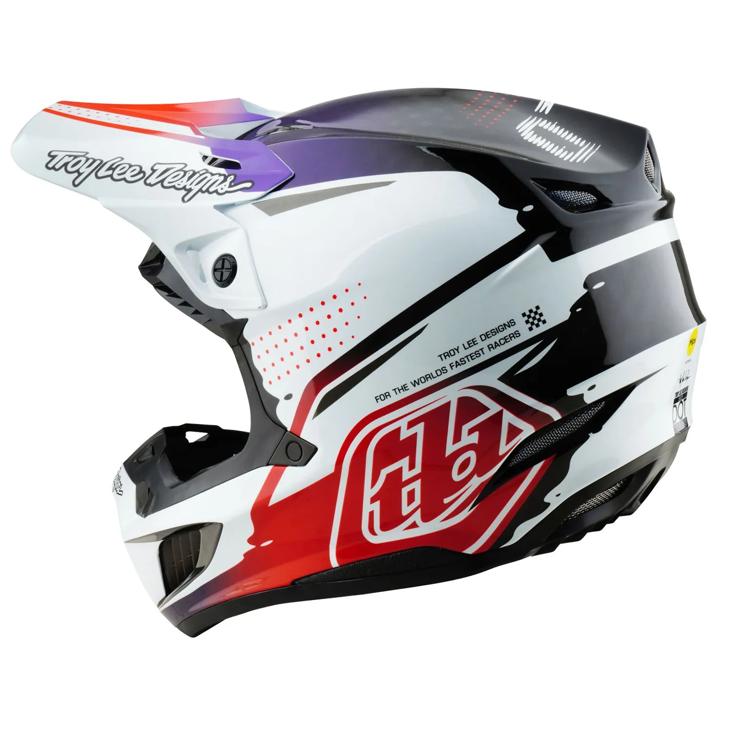 Troy Lee Designs SE5 Carbon Drip casco nero MIPS