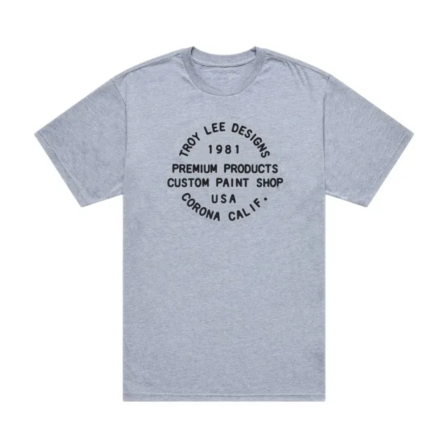 Troy Lee Designs Imprint t-shirt Gray Heather cotone