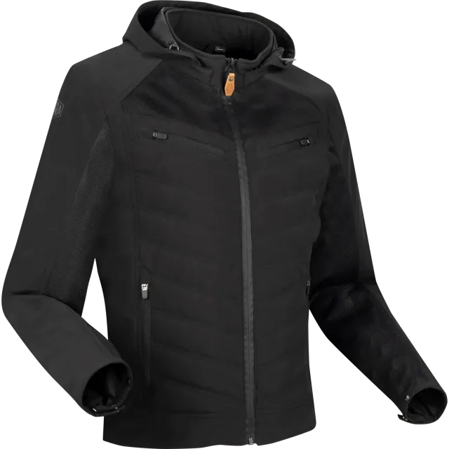 Segura Nacho Vented giacca moto uomo nero grigio