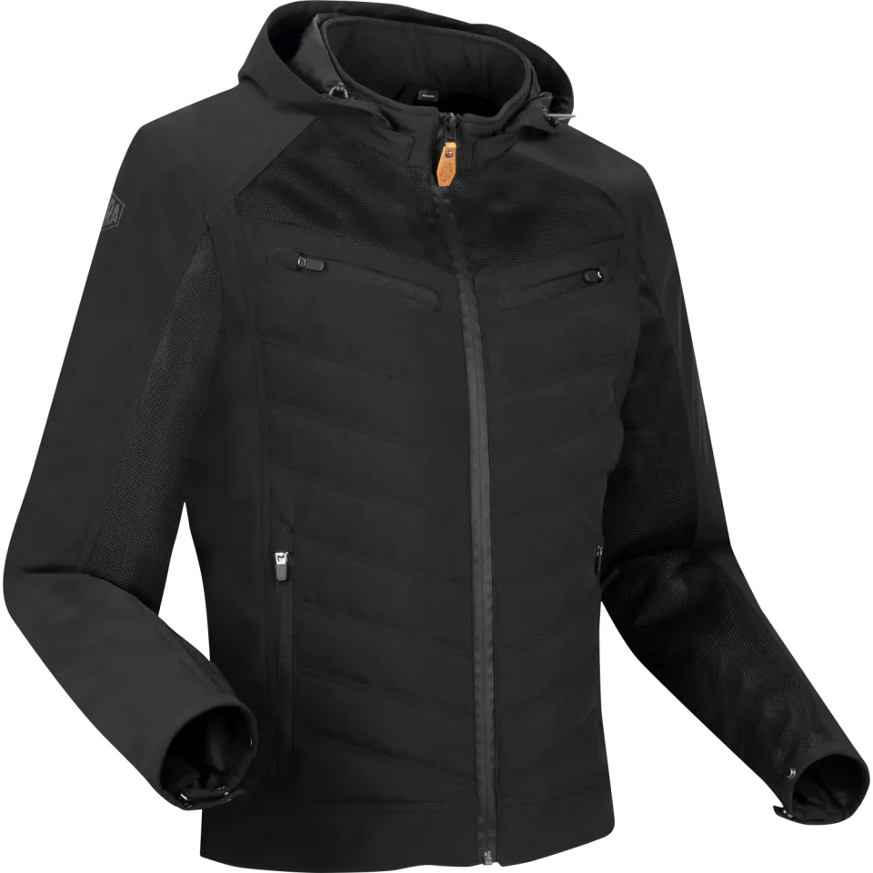 Segura Nacho Vented giacca moto uomo nero grigio