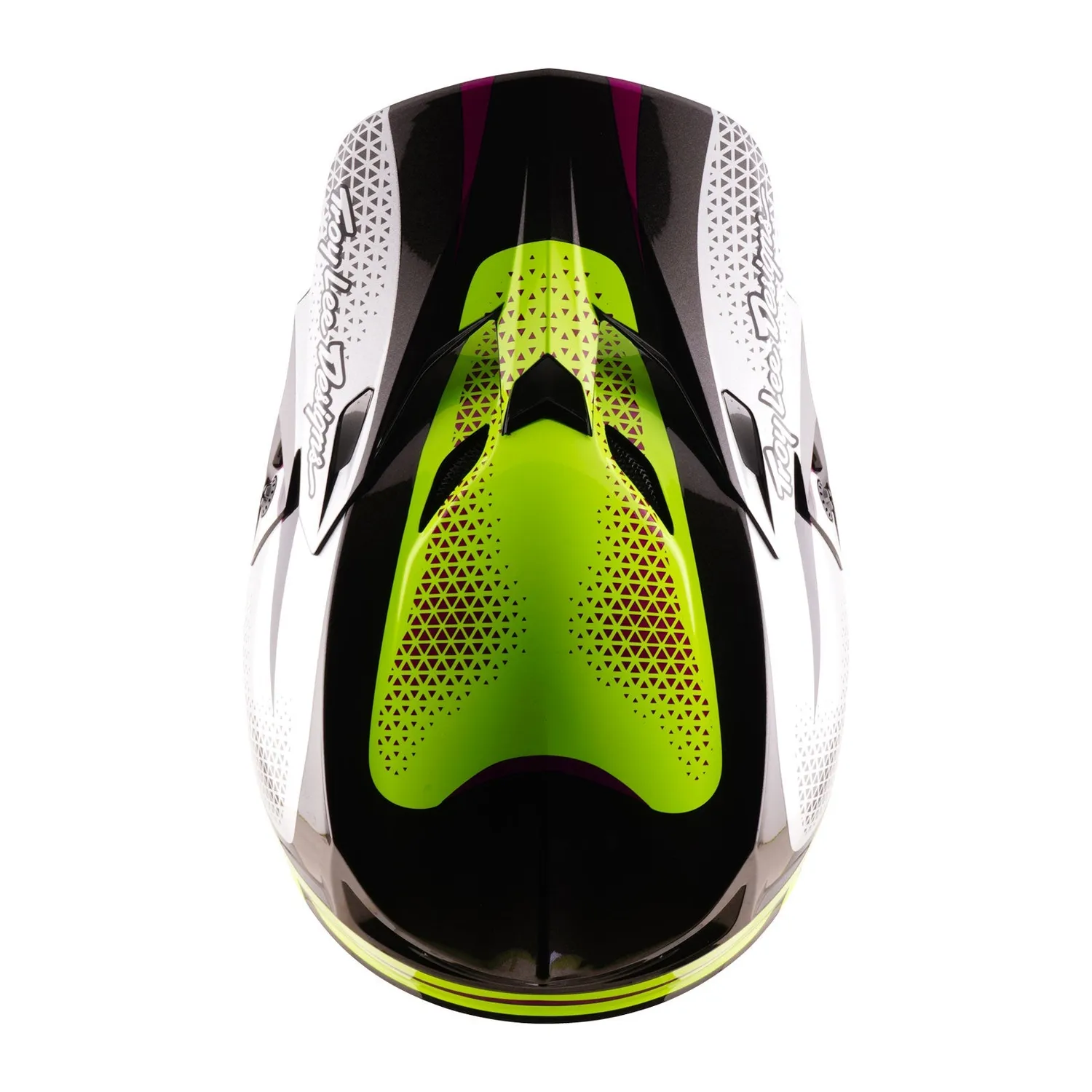 Troy Lee Designs SE5 Aura Yellow Black casco cross policarbonato
