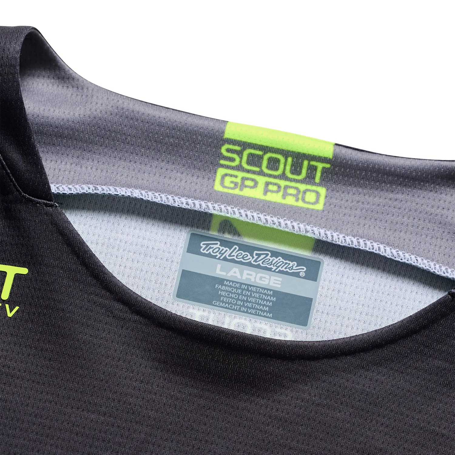 Troy Lee Designs Scout GP Pro maglia motocross nera traspirante
