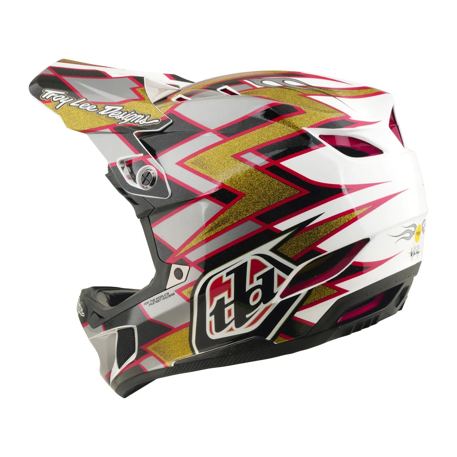 Troy Lee Designs D4 Composite MIPS casco integrale nero