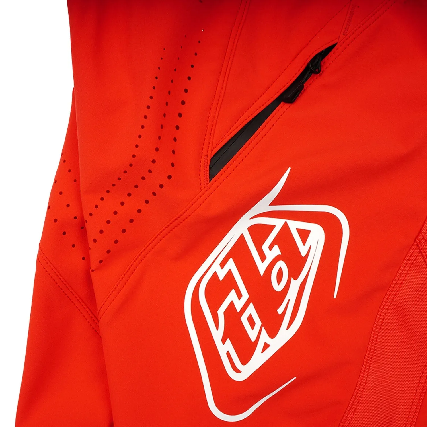 Troy Lee Designs Sprint pantaloni bici bambino rosso fuoco