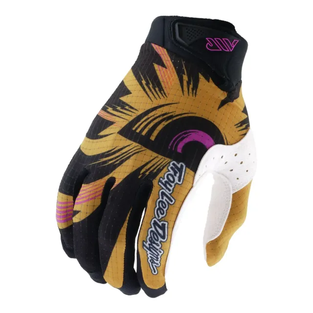 Troy Lee Designs Air Cyclops guanti moto nero oro ventilati
