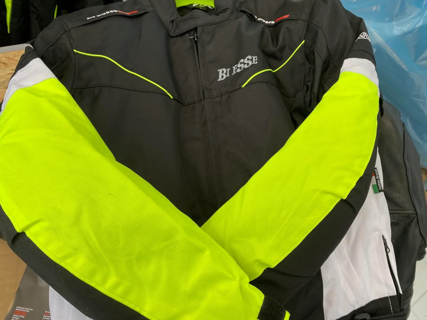 Bi Esse Giacca Moto Impermeabile 4 Stagioni XS con Protezioni