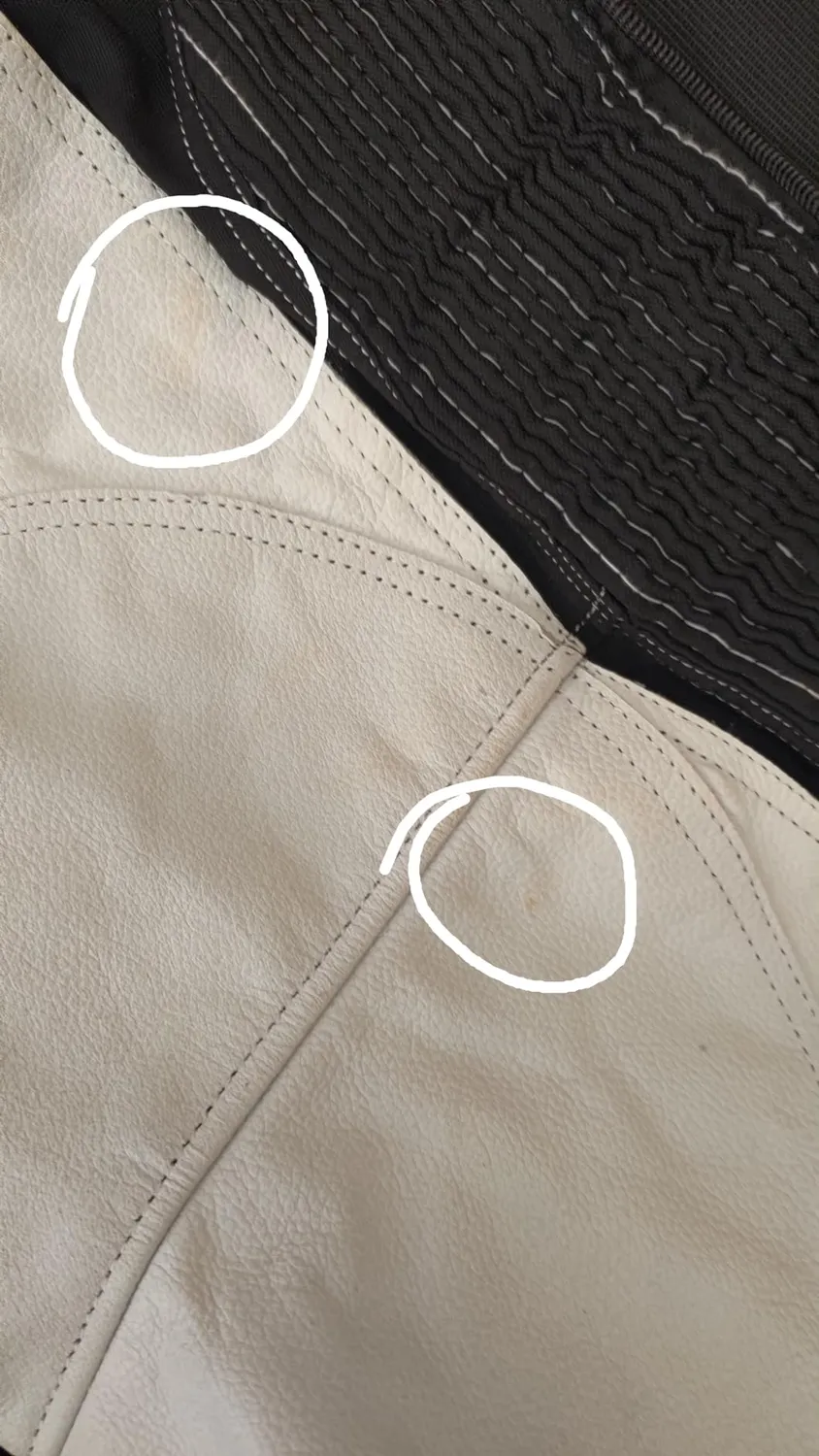 Bi Esse Tuta Moto Pelle 2 Pezzi Divisibile con Titanio