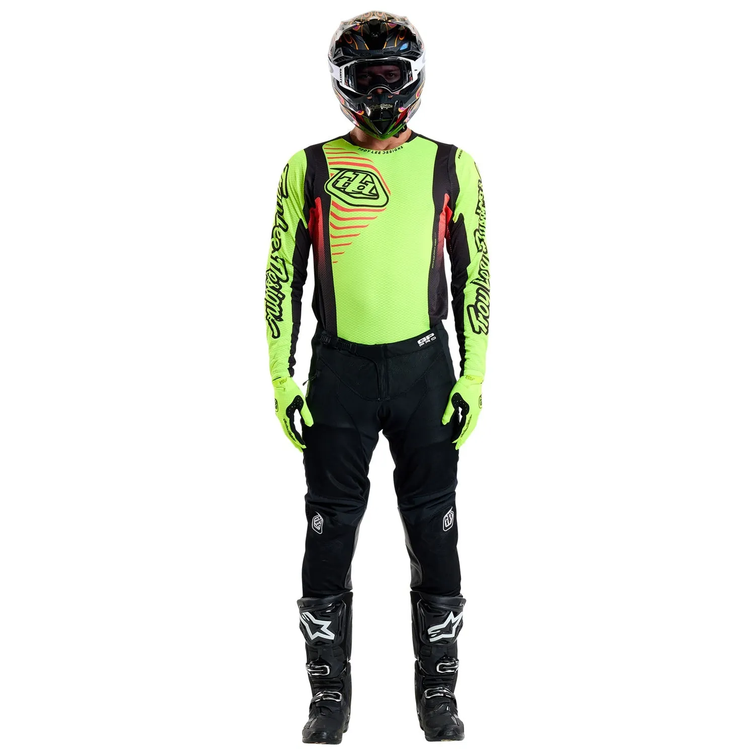 Troy Lee Designs GP Pro Air Maglia Moto Glo Yellow ventilata