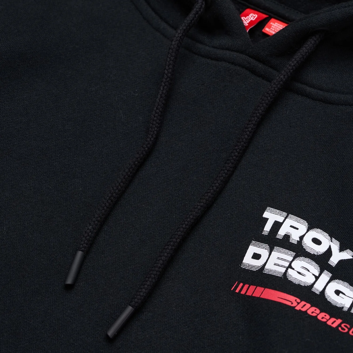 Troy Lee Designs Factory felpa cappuccio uomo nera