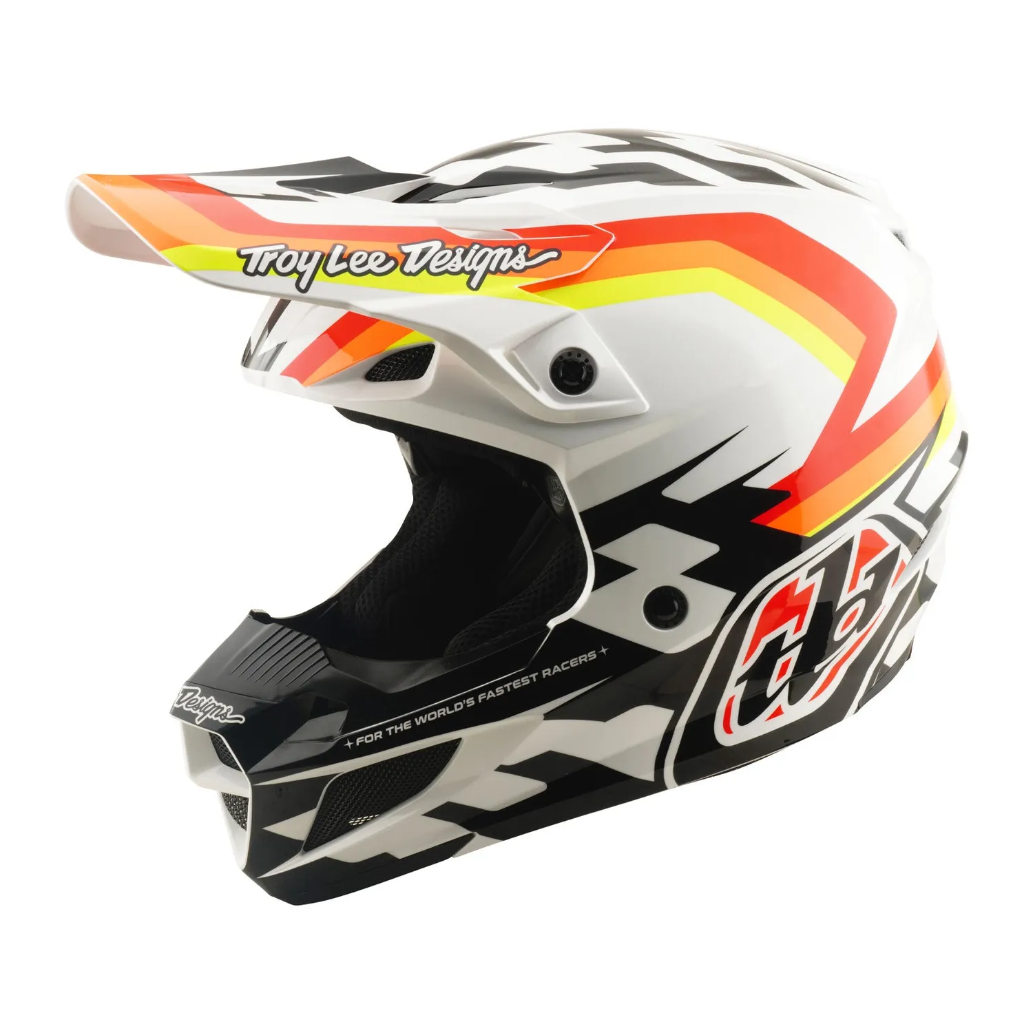 Troy Lee Designs SE5 MIPS casco moto arancio policarbonato