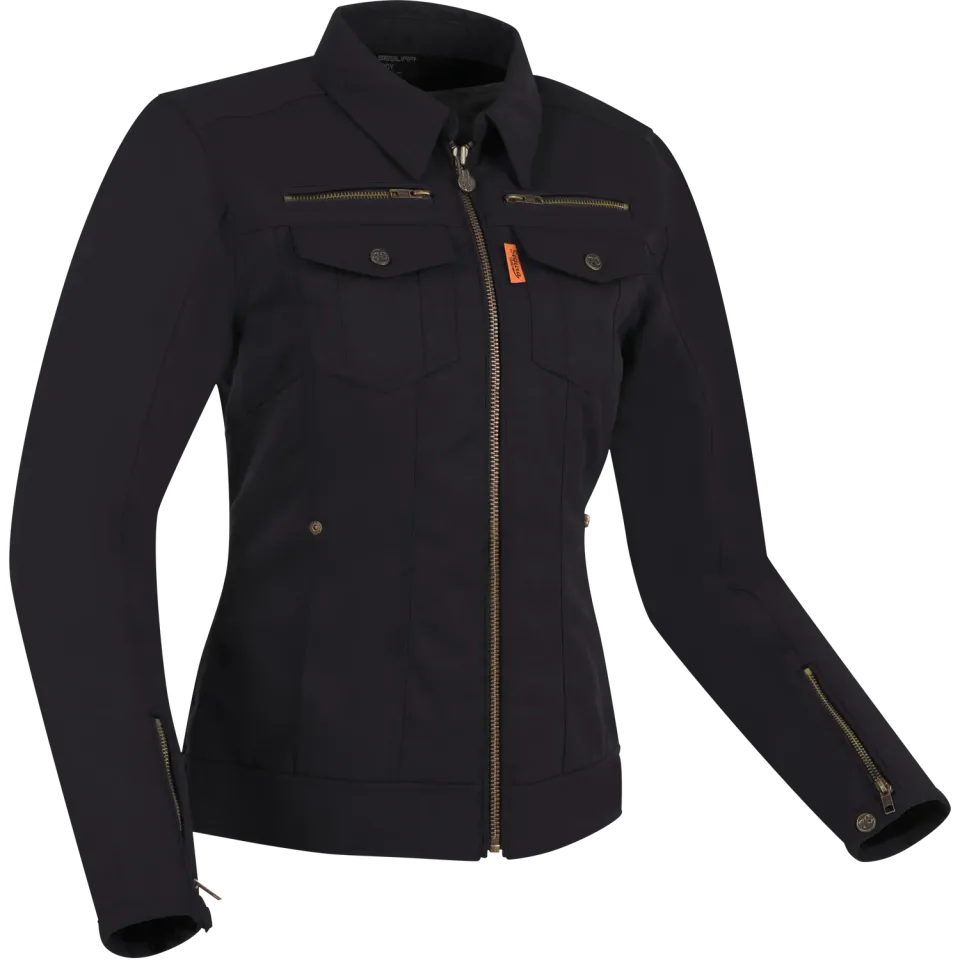 Segura Lady Patrol giacca moto donna nera impermeabile