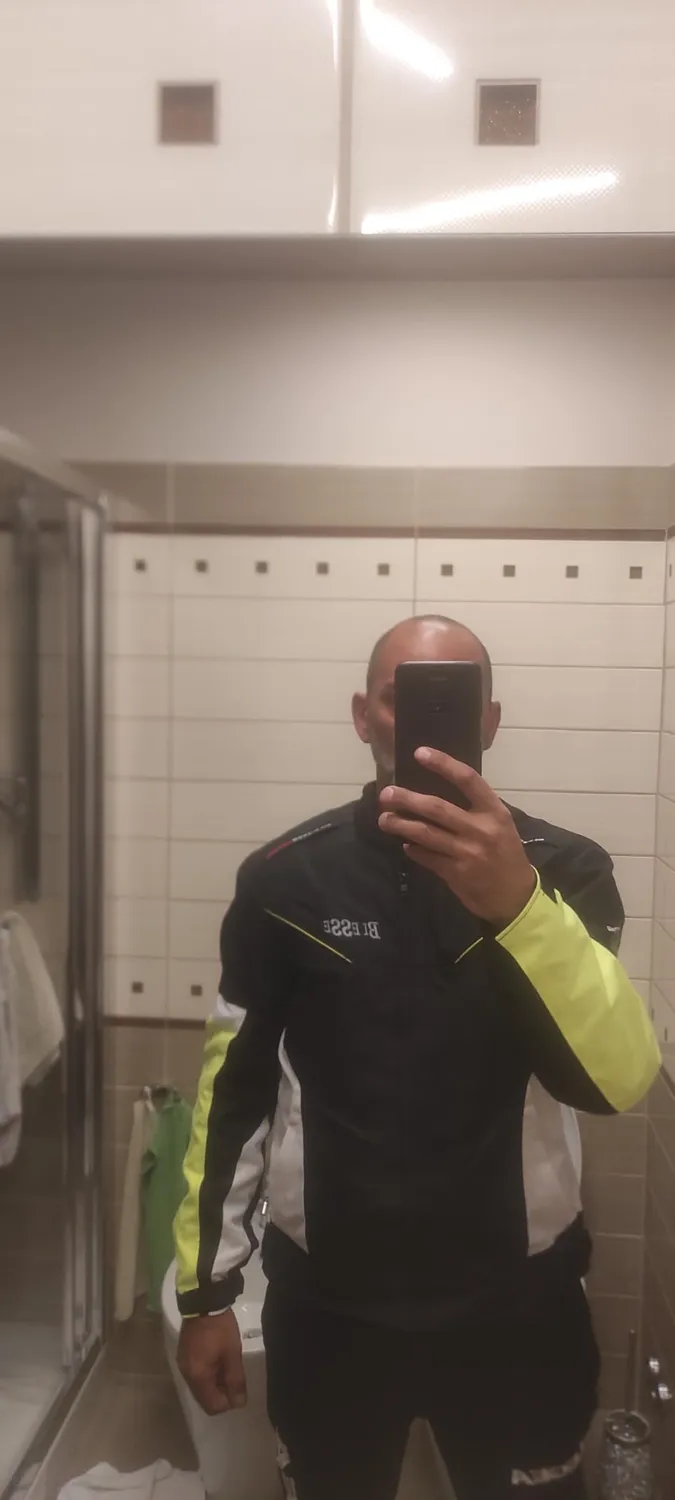 Bi Esse Giacca Moto Impermeabile 4 Stagioni XS con Protezioni
