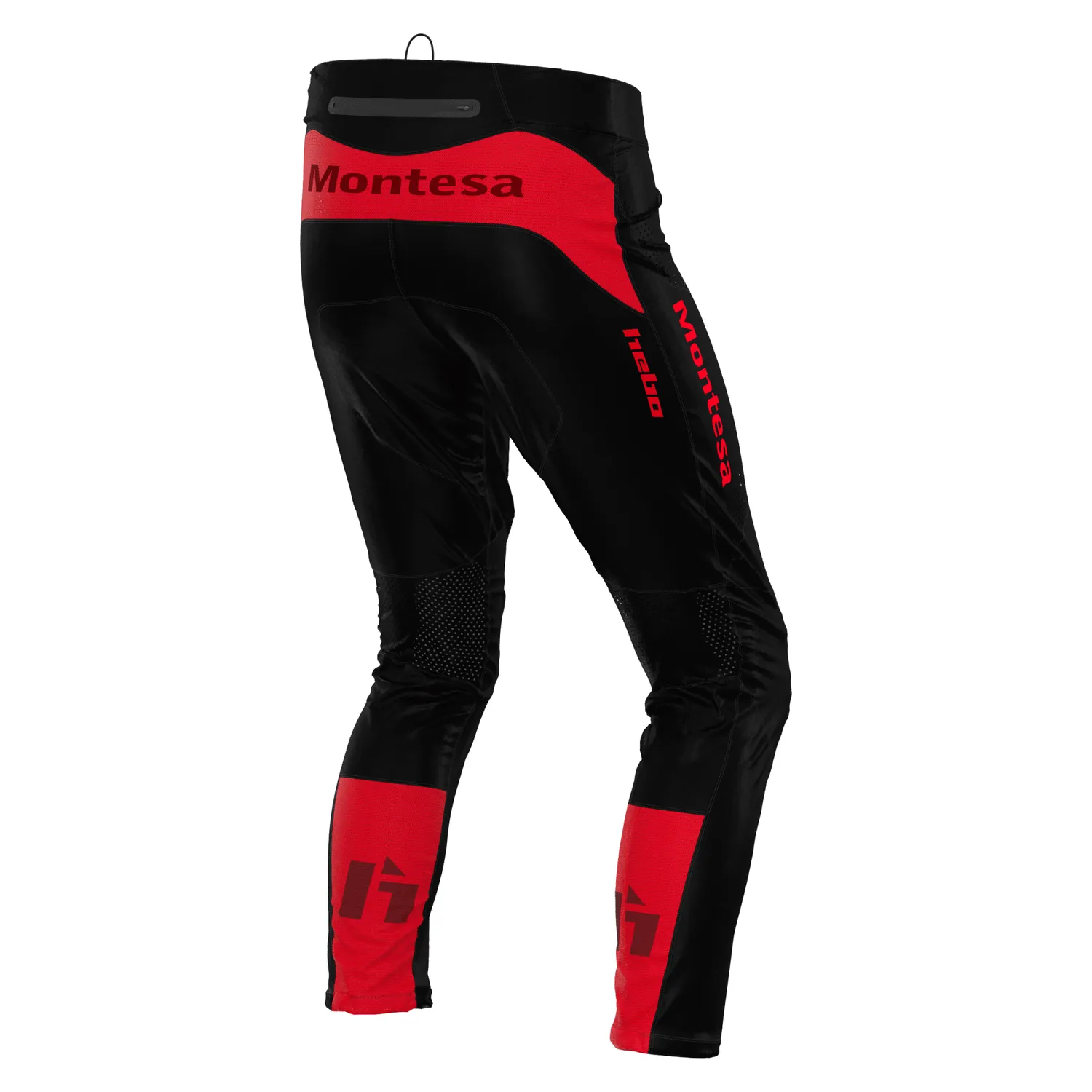 Hebo Tech Montesa Classic pantaloni trial rossi ventilati