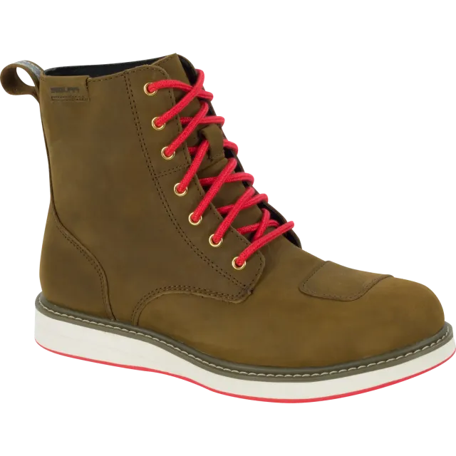 Segura Maddox scarpe moto uomo marrone impermeabili