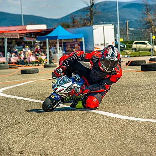 Bi Esse tuta minimoto bambino pelle protezioni complete