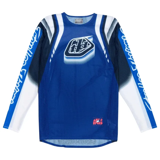 Troy Lee Designs SE Pro Air maglia moto blu Swarm