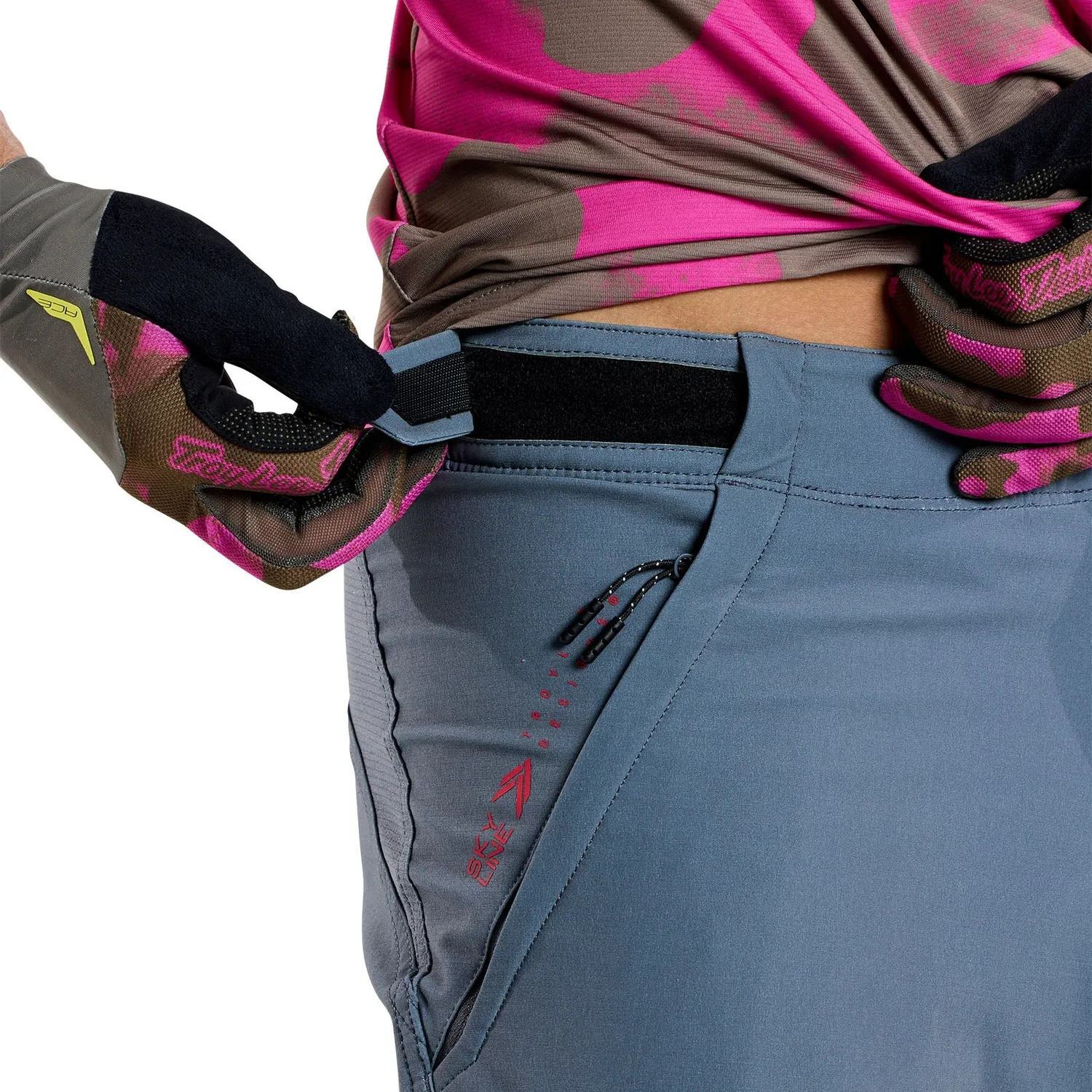 Troy Lee Designs Skyline Pantaloni MTB Blu Traspiranti