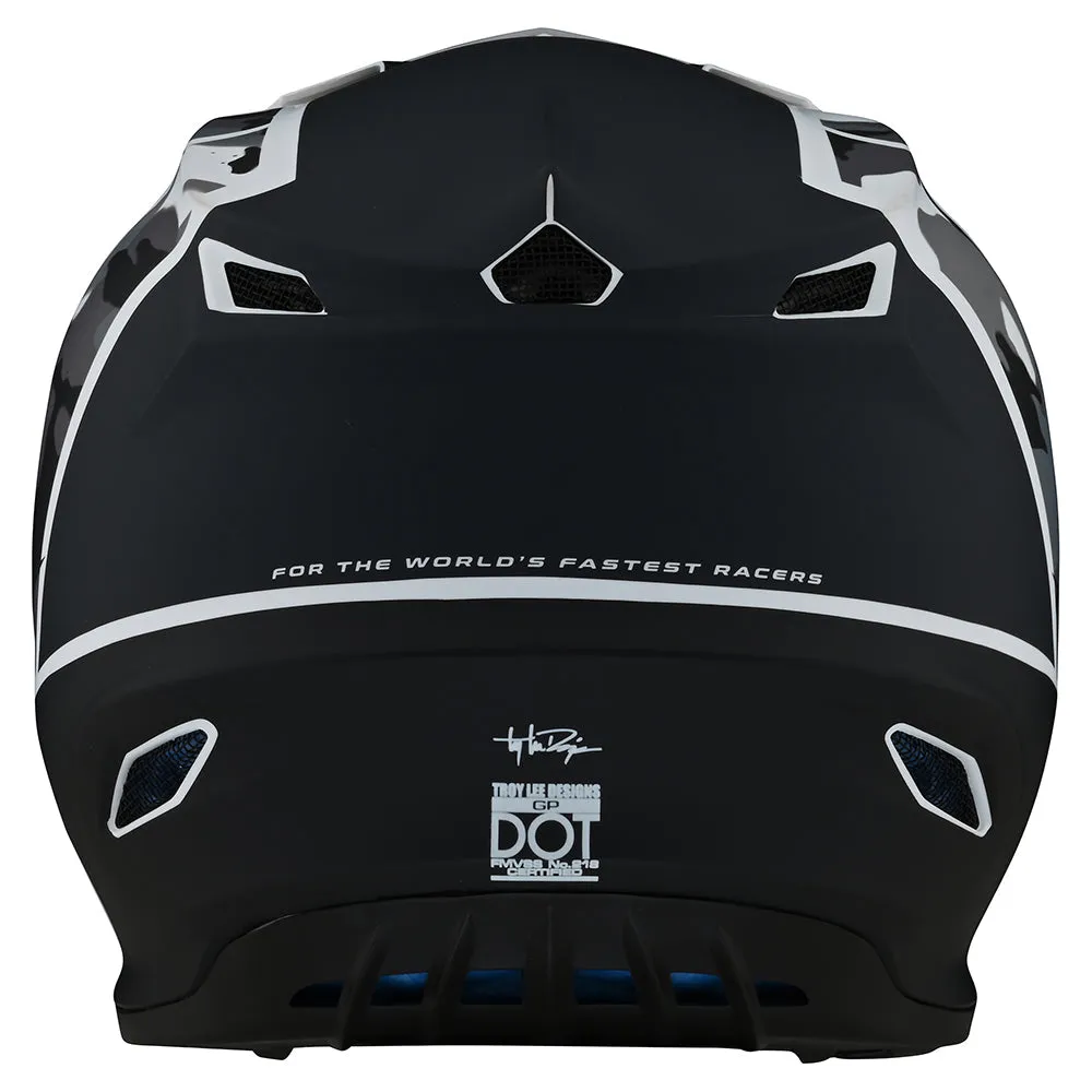 Troy Lee Designs GP Nova Camo Casco Moto Bianco 1500g