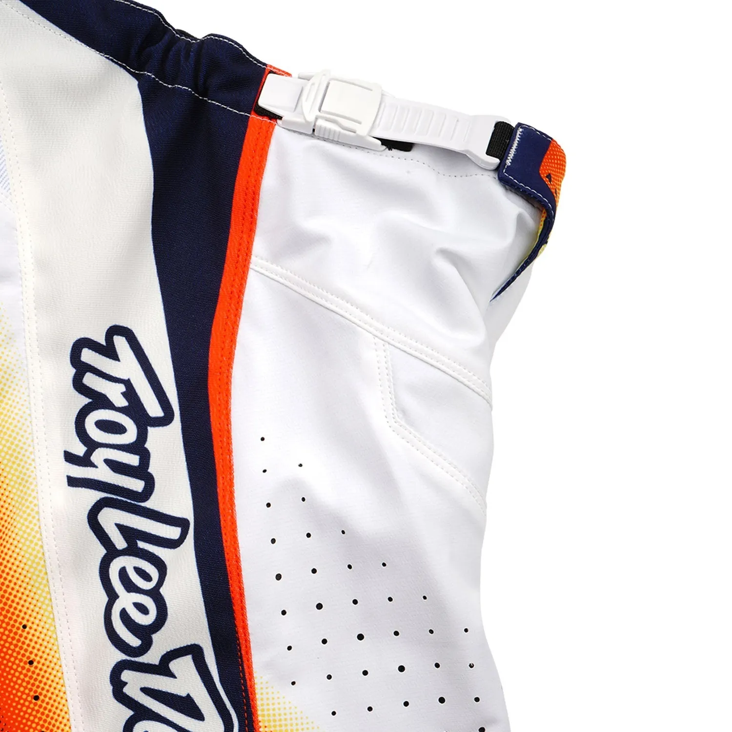 Troy Lee Designs SE Pro Array pantaloni moto bambino bianco blu