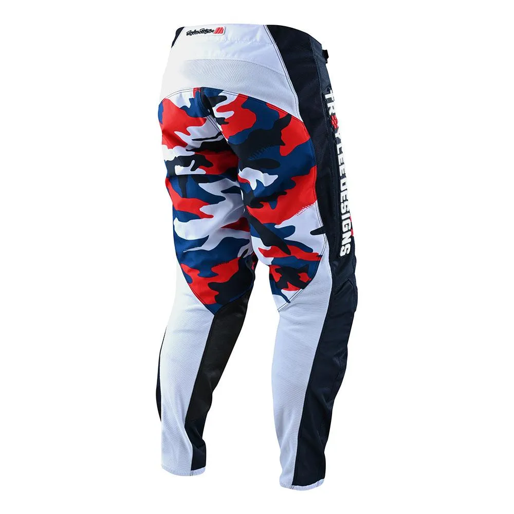 Troy Lee Designs GP Formula pantaloni moto blu/rosso leggeri