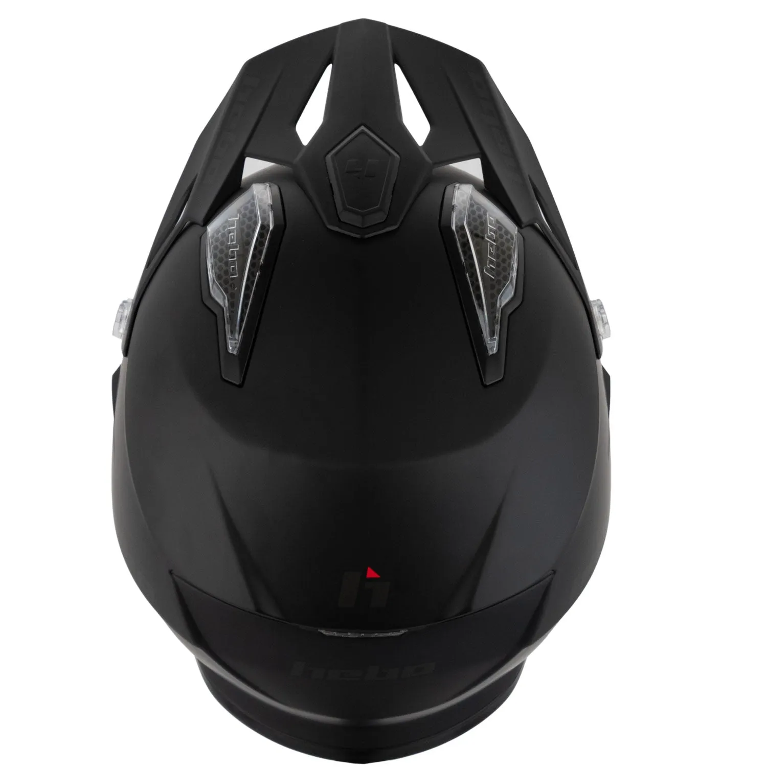 Hebo Zone 5 Monocolor casco trial nero opaco ECE 22-06
