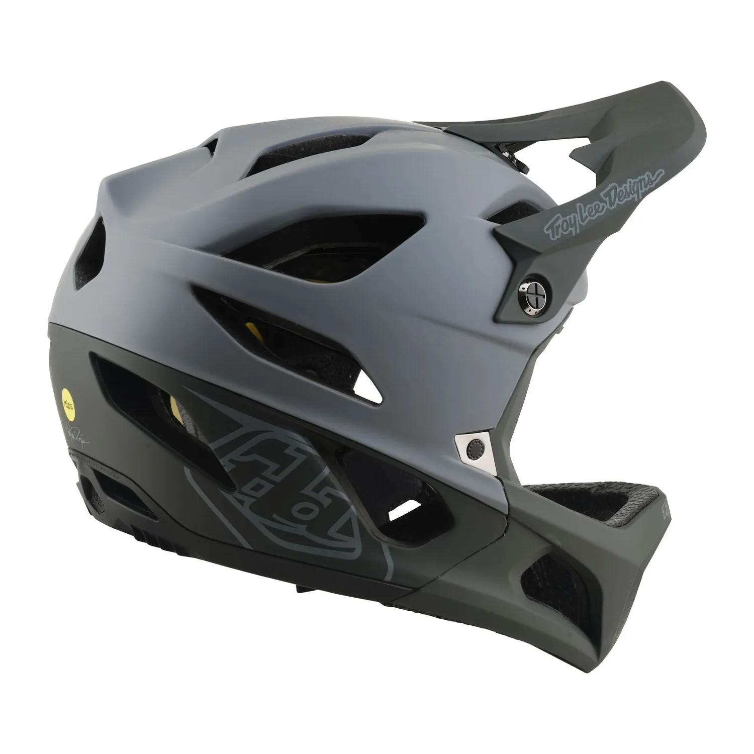 Troy Lee Designs Stage Drone casco integrale mtb grigio