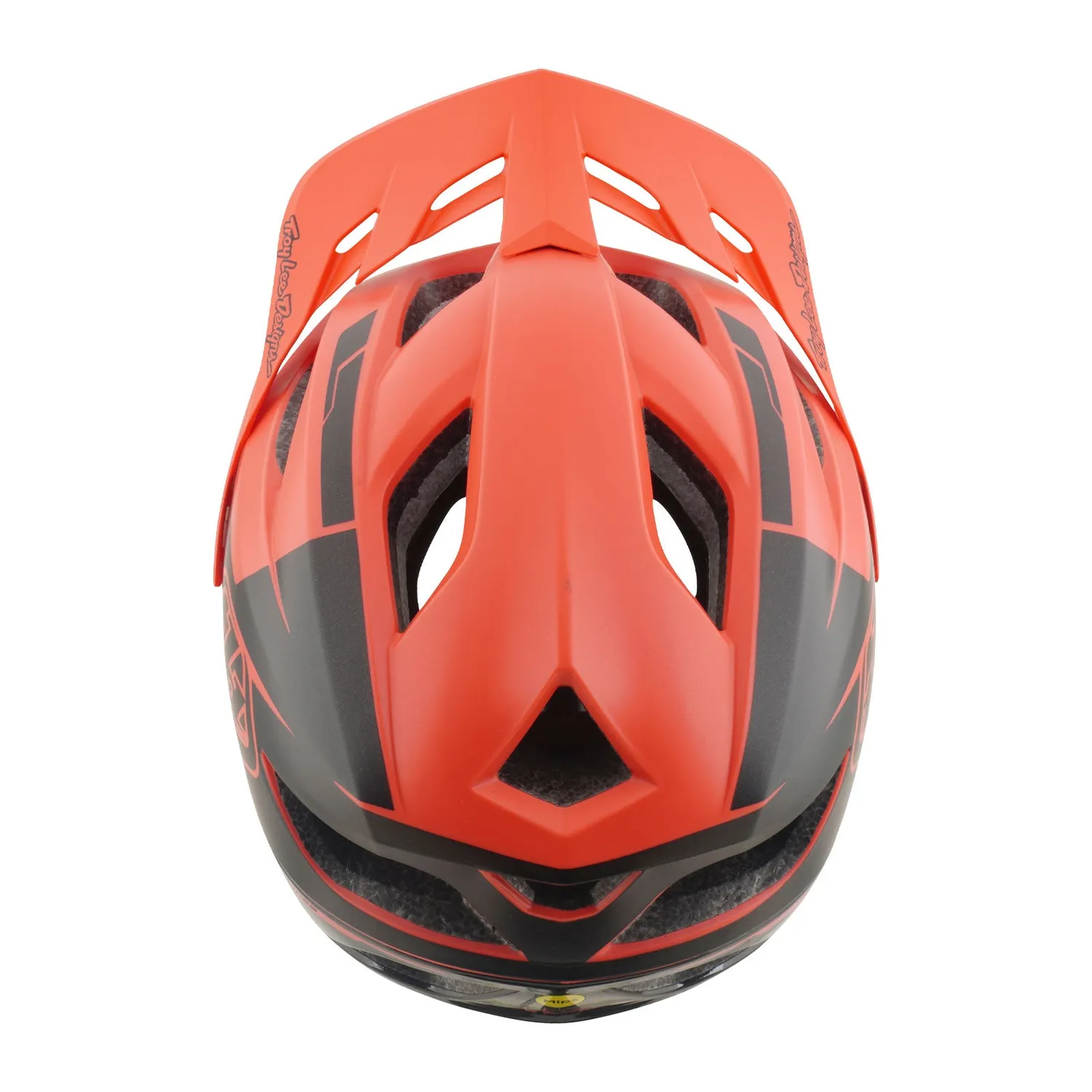 Troy Lee Designs Flowline SE casco mtb Coral Charcoal con MIPS