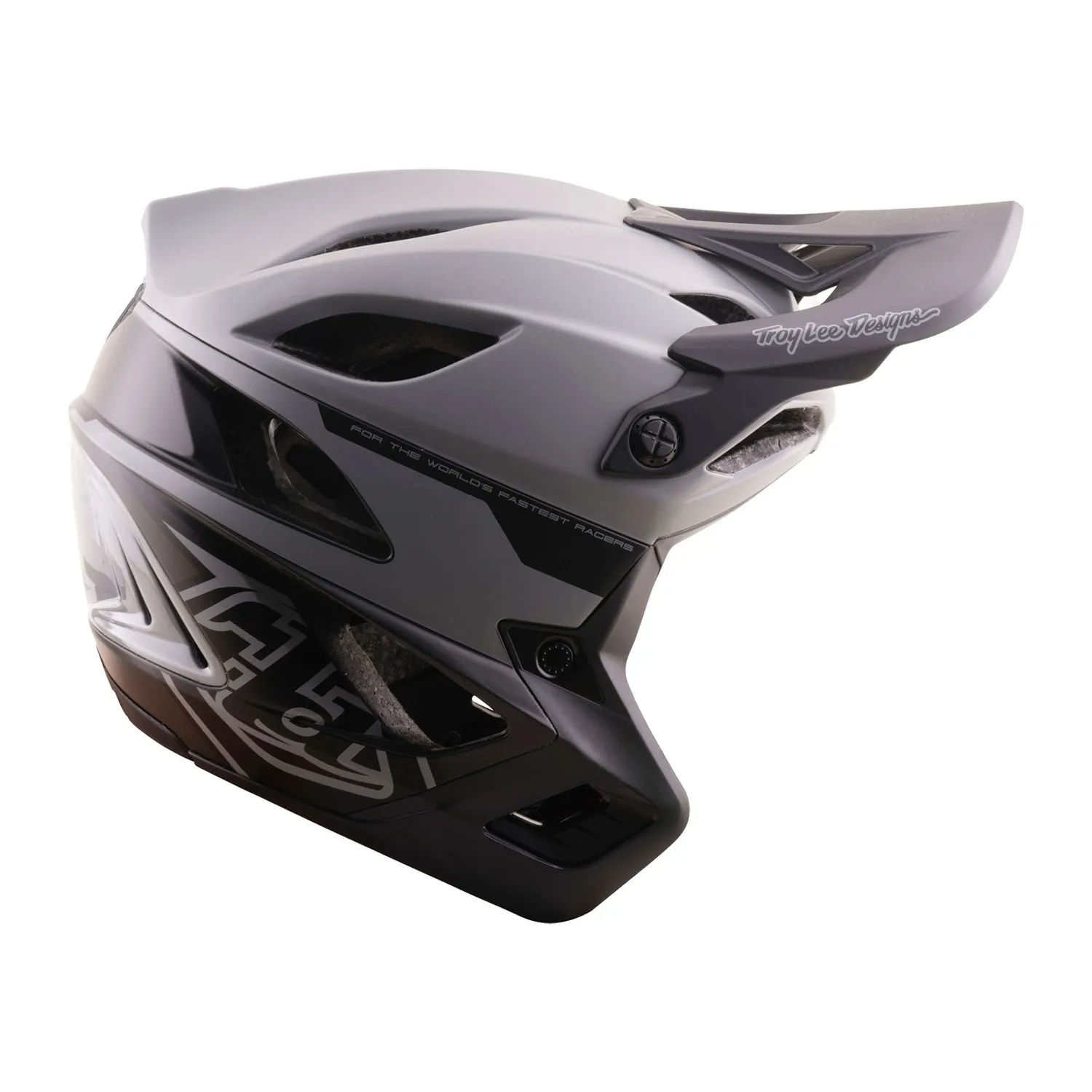 Troy Lee Designs Stage Stunt casco integrale bici grigio