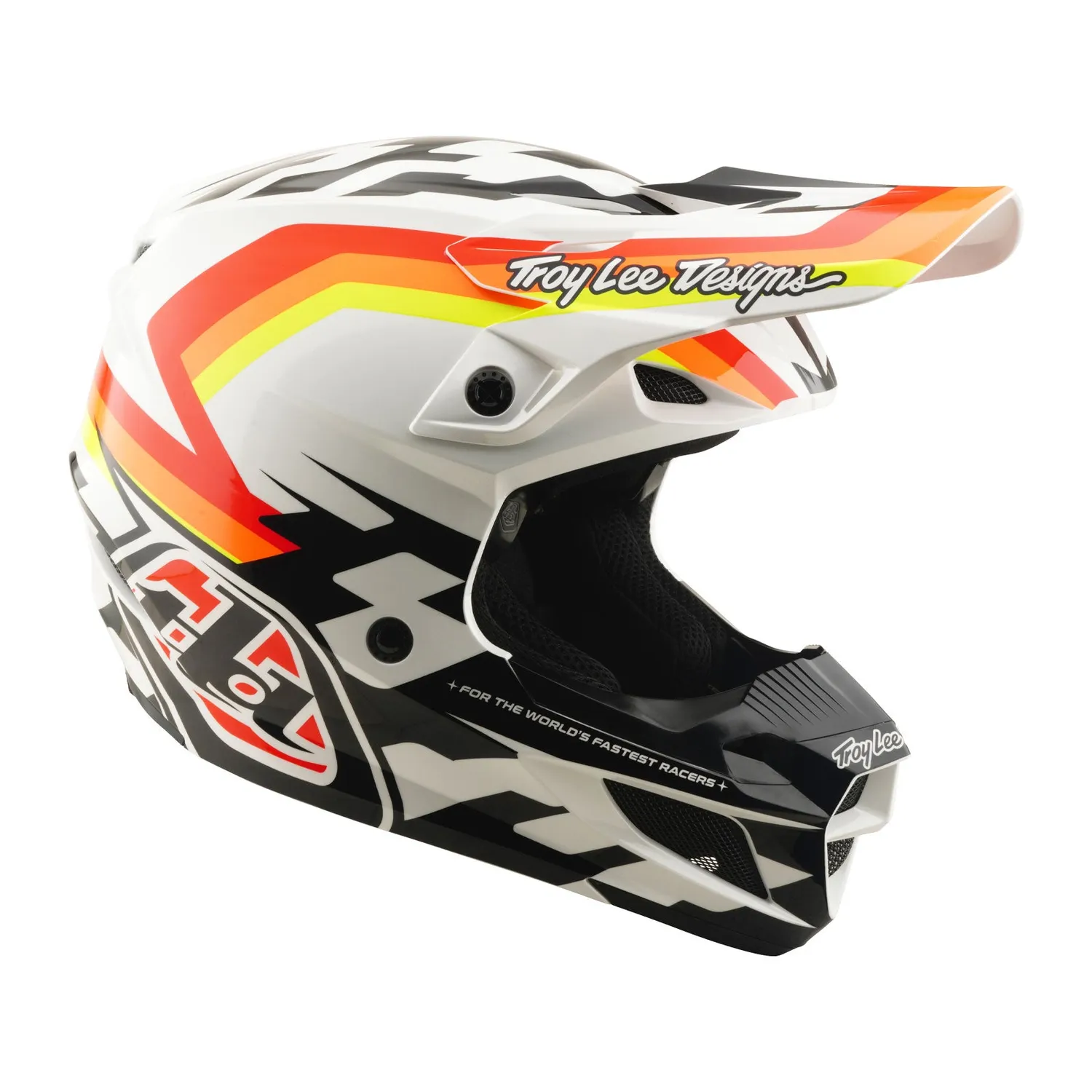 Troy Lee Designs SE5 MIPS casco moto arancio policarbonato