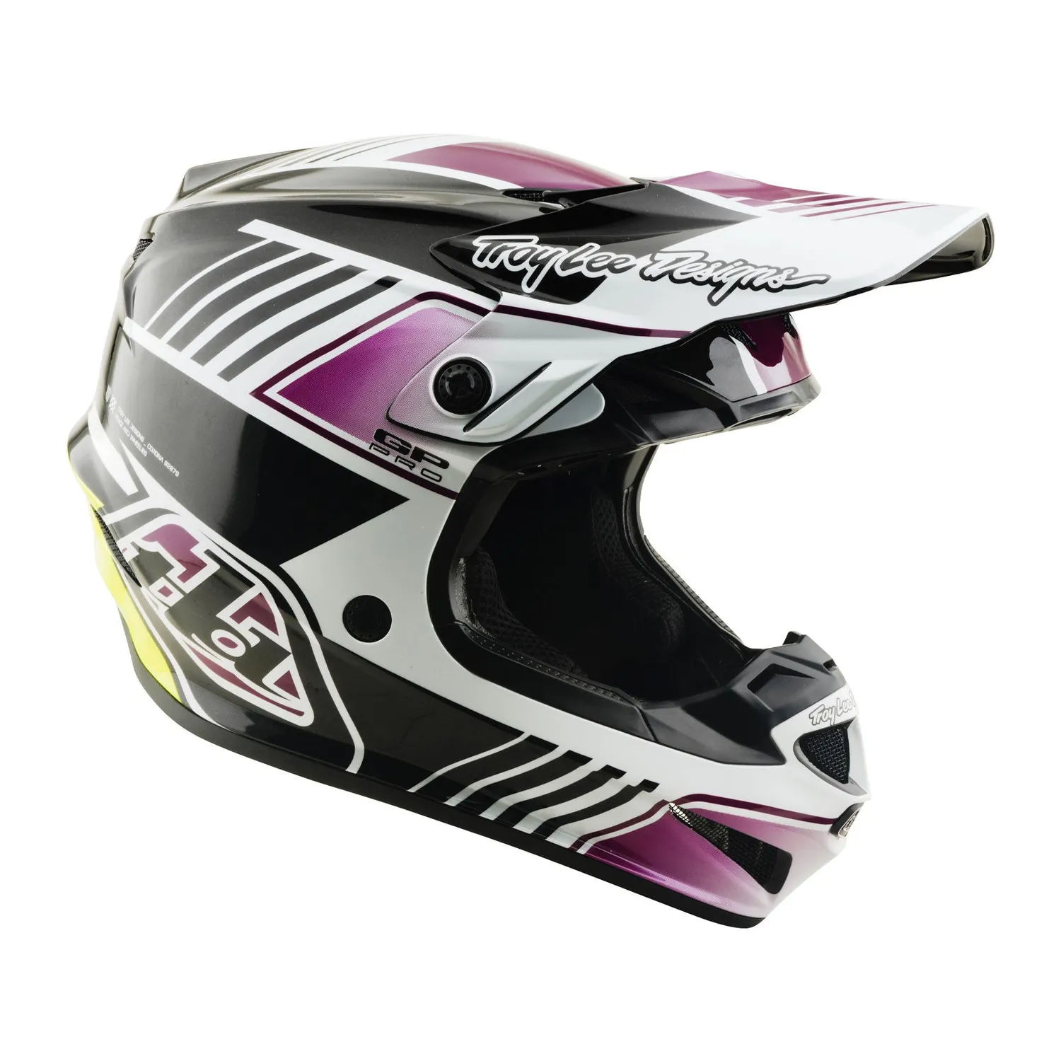 Troy Lee Designs GP Pro Segment casco moto nero MIPS leggero