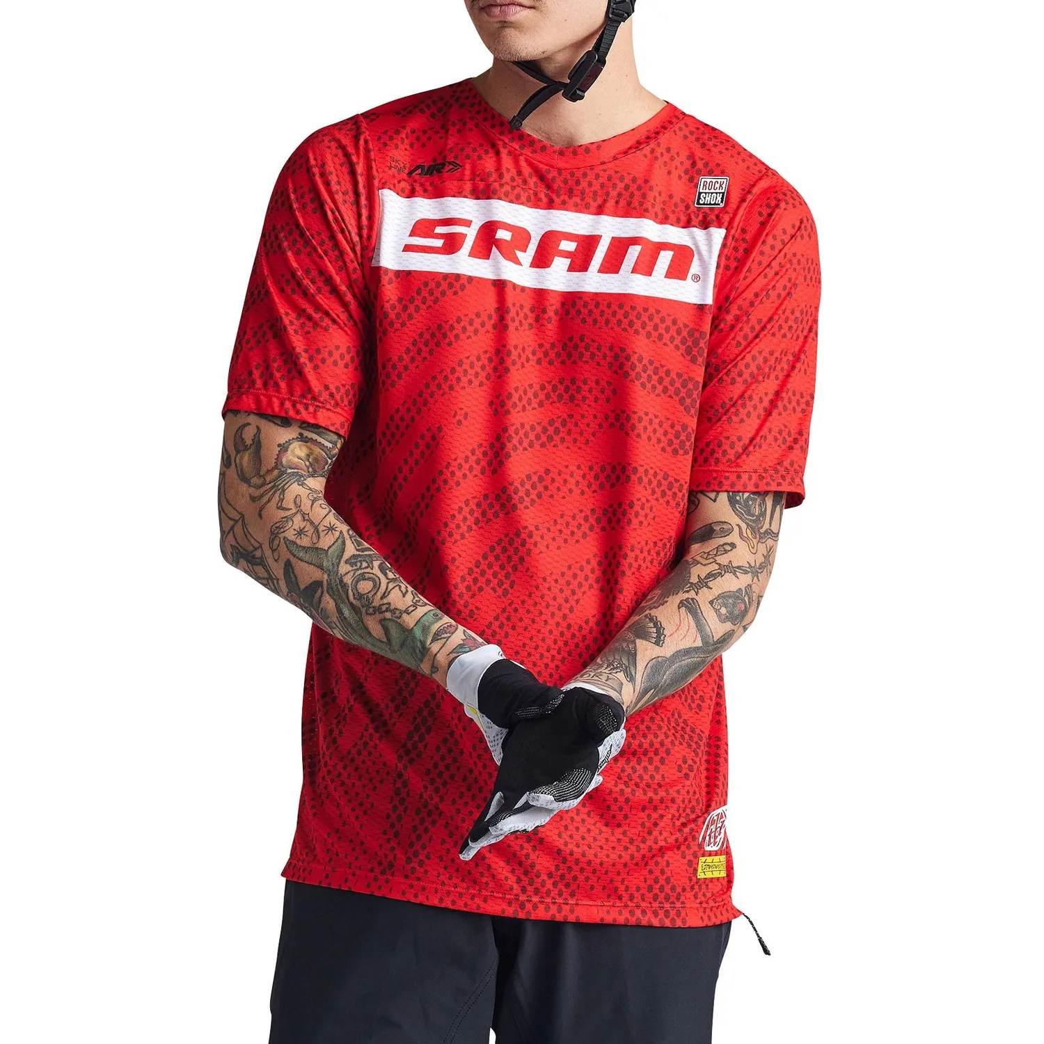 Troy Lee Designs Skyline Air maglia mtb rossa SRAM Roots