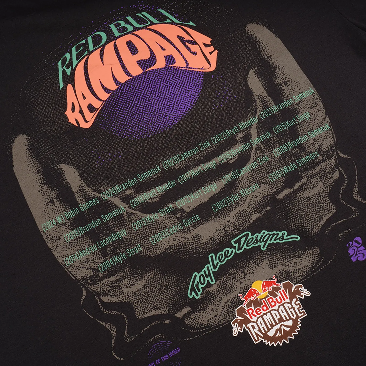 Troy Lee Designs Rampage Intergalactic T-shirt Coal