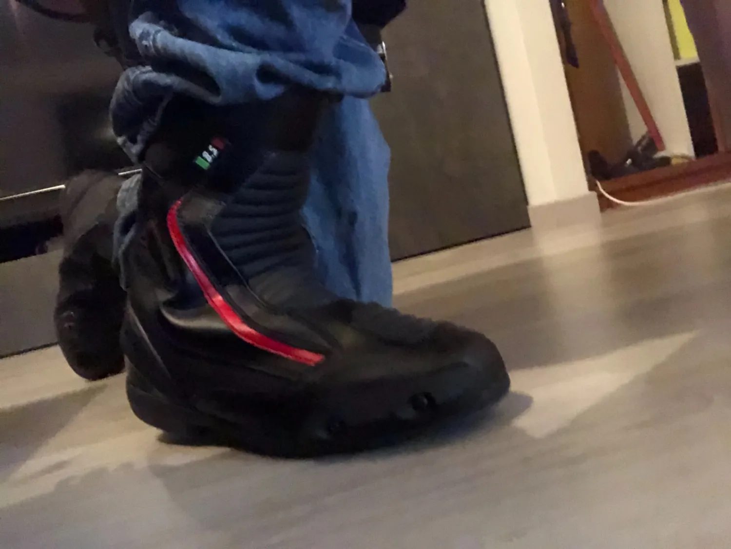 Bi Esse Stivali Moto Pelle Impermeabili 44 EU Neri