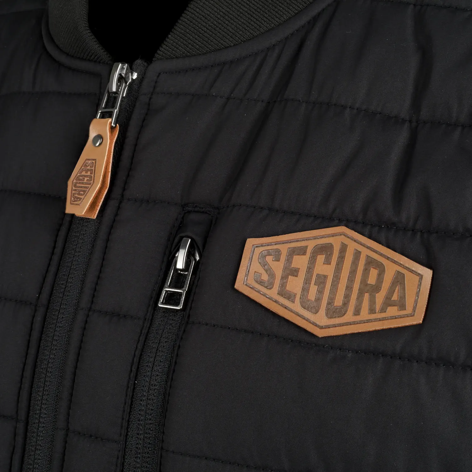 Segura Tipy gilet moto nero smanicato trapuntato