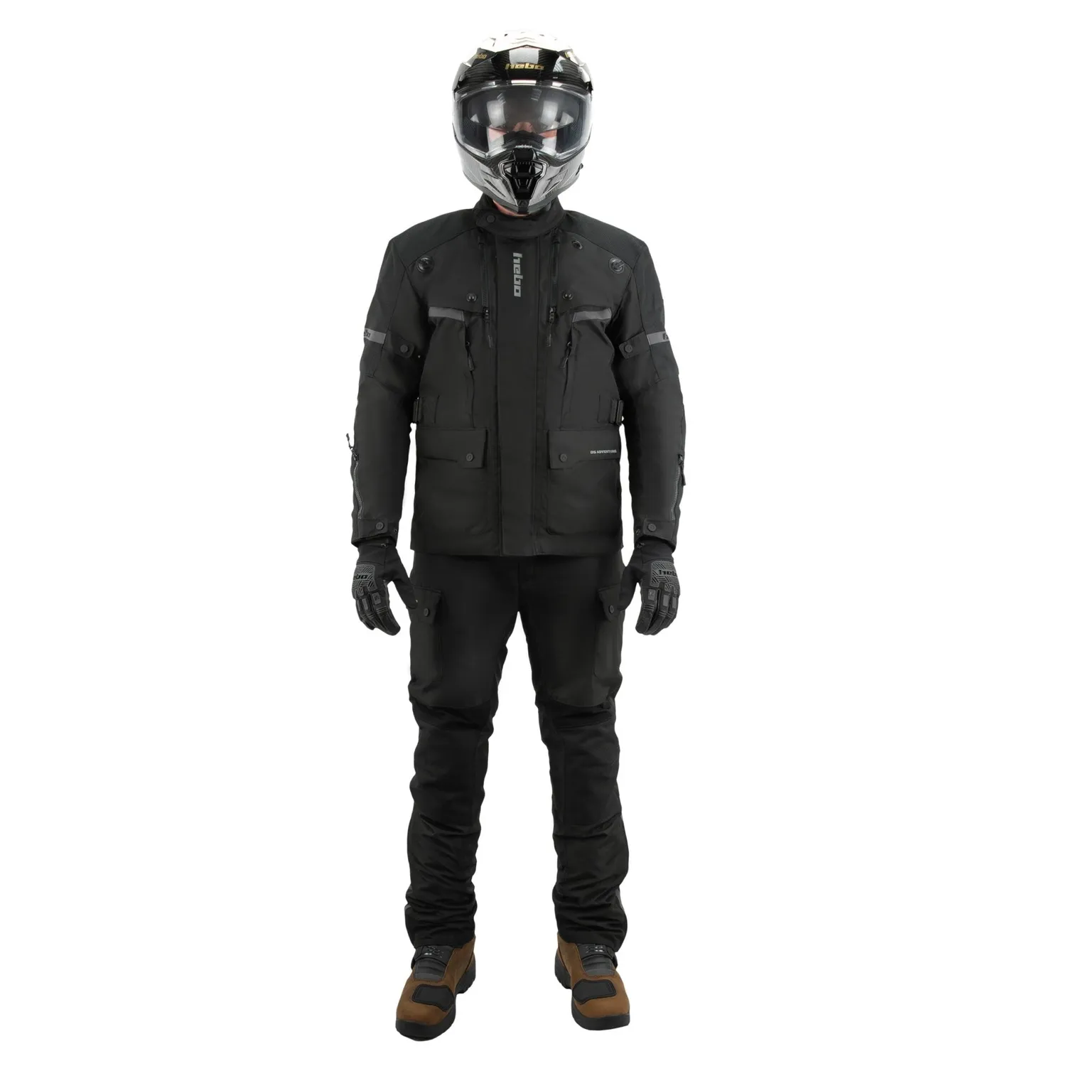 Hebo DS Explorer pantaloni adventure neri impermeabili