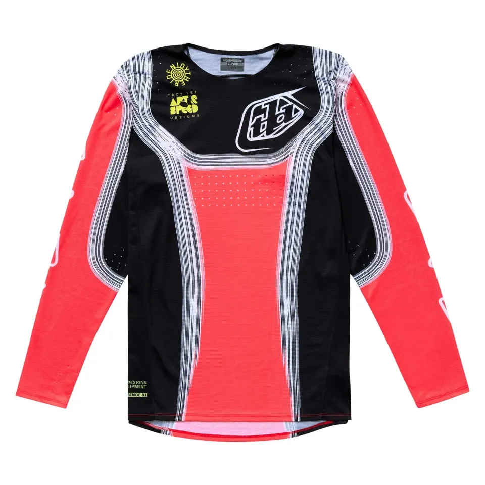 Troy Lee Designs SE Pro Stripes maglia cross ragazzo nera