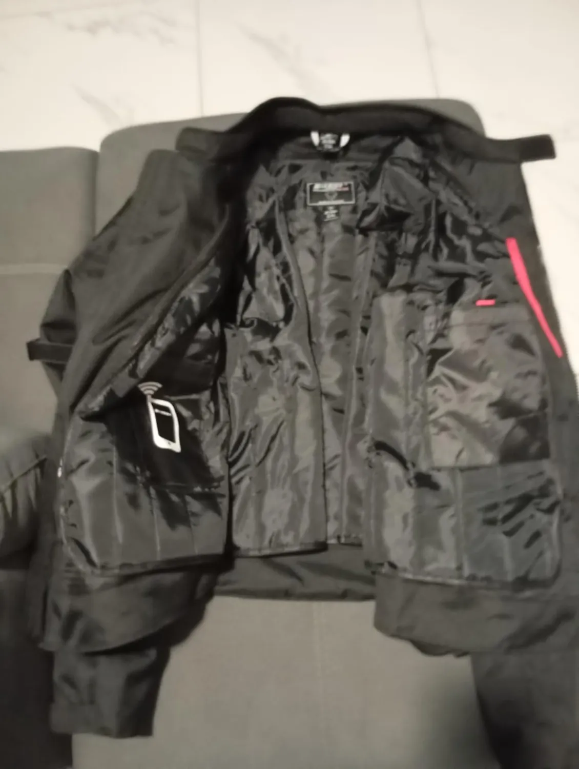 Bi Esse Giacca Moto Impermeabile 4 Stagioni XS con Protezioni