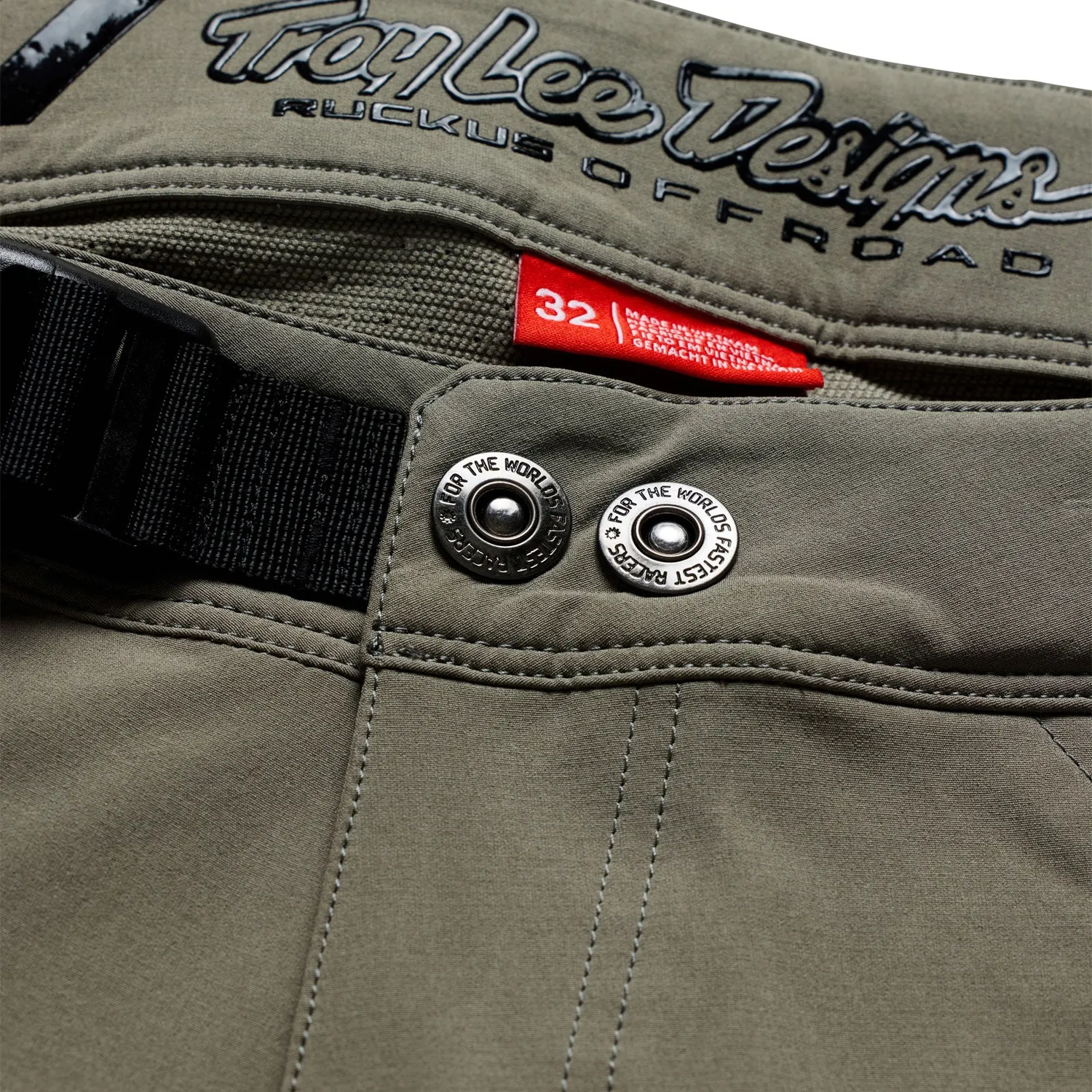 Troy Lee Designs Ruckus Offroad Pantaloni Moto Verde Army