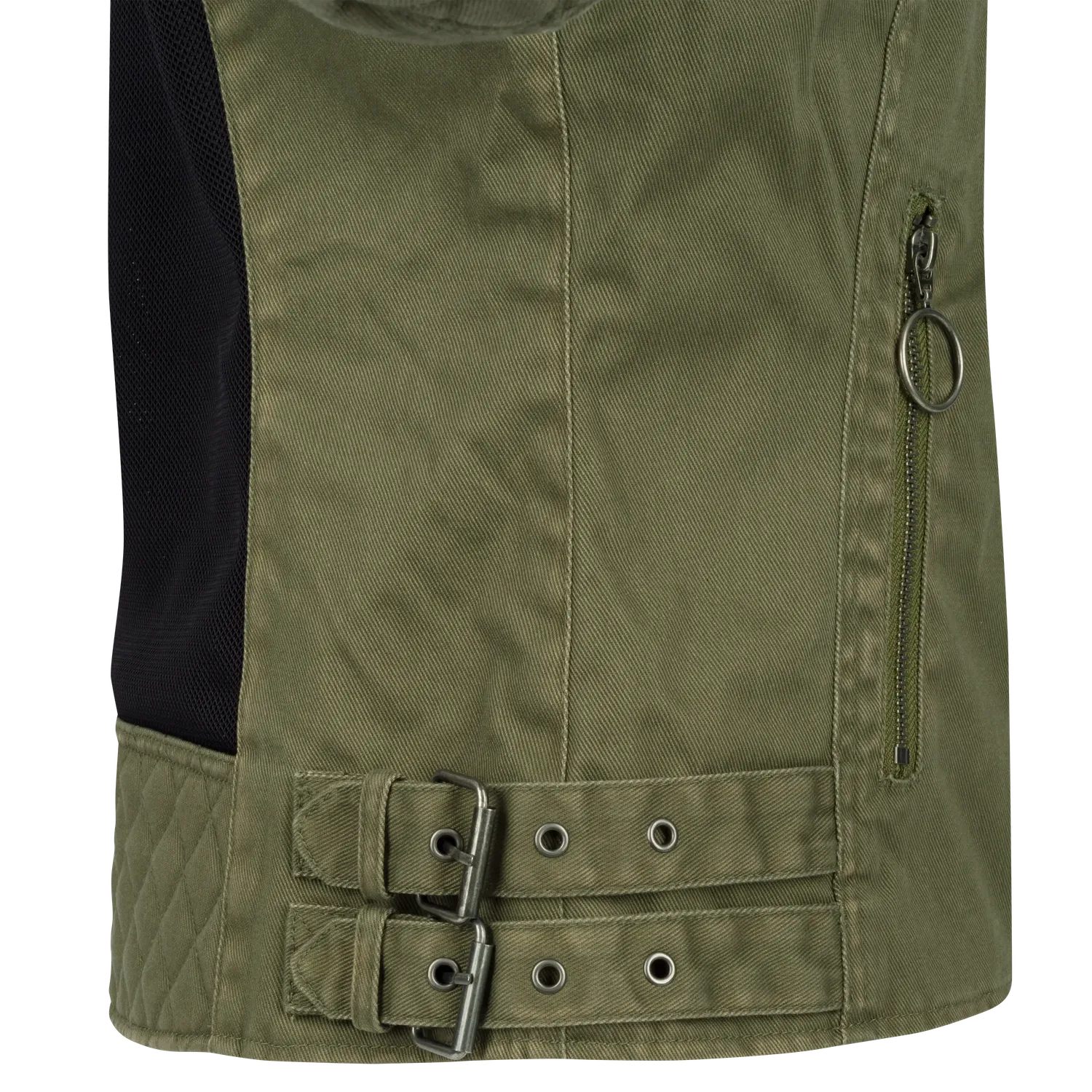 Segura Lady Vanda Evo giacca moto tessuto donna kaki leggero