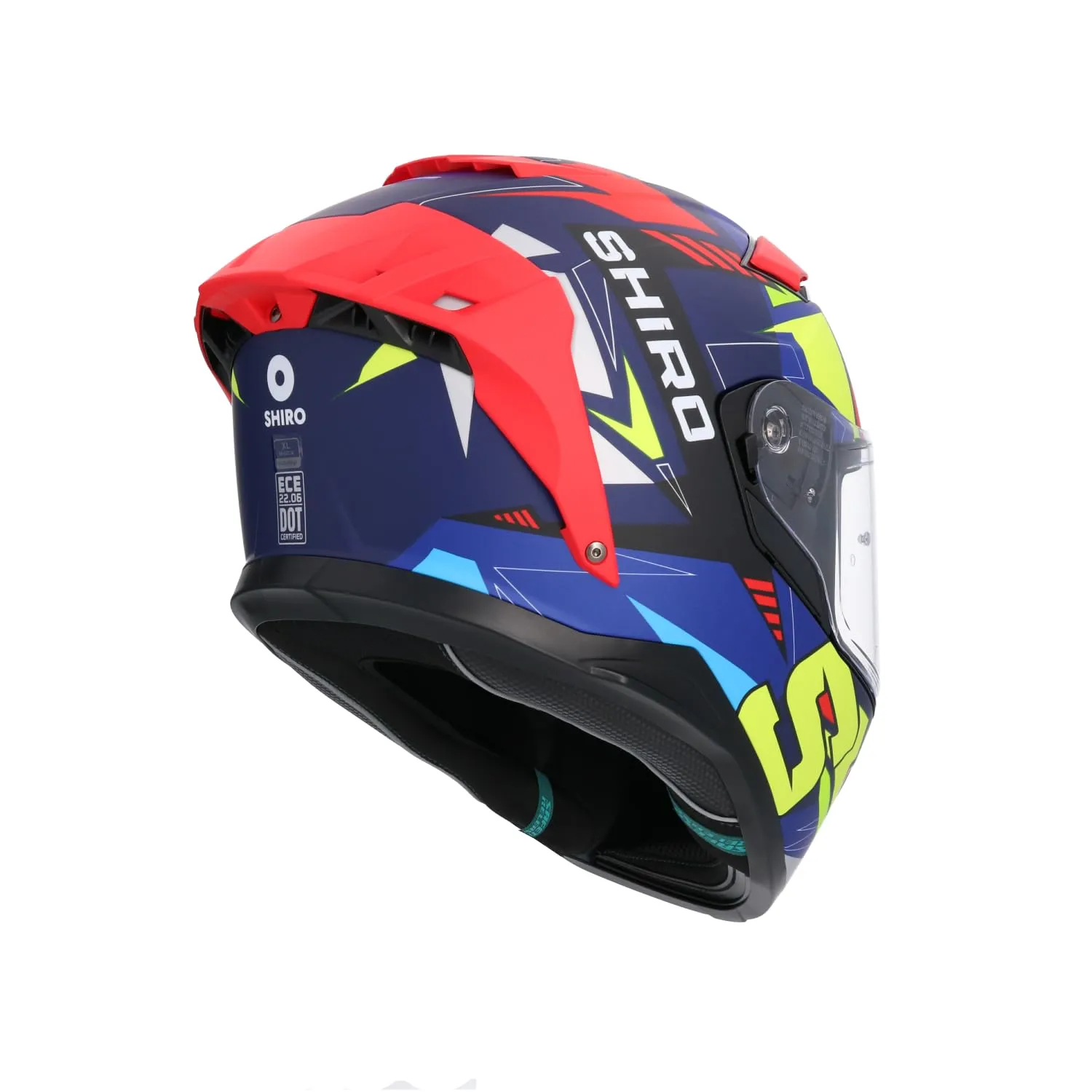Bi Esse Racing Casco Integrale Blu Scuro Taglia S