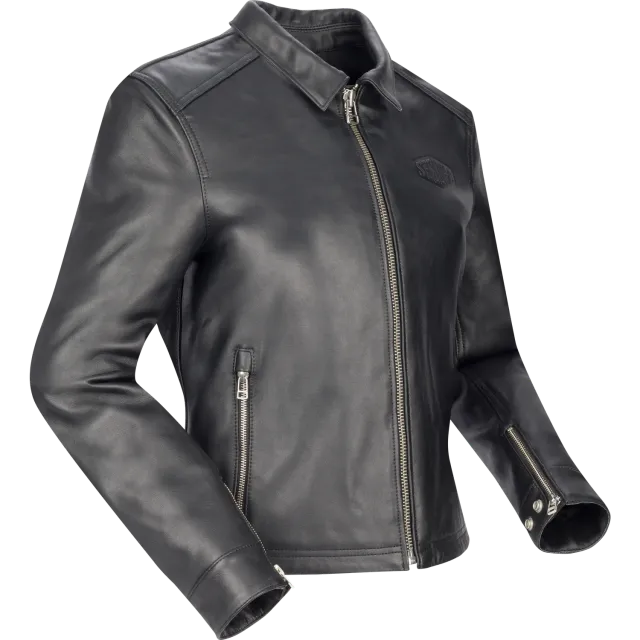 Segura Lady Bogart giubbotto moto pelle donna nero