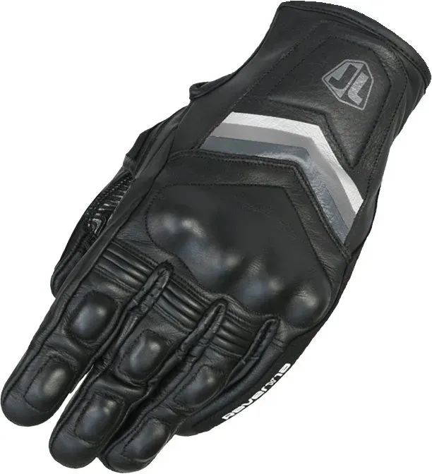 Ravenna Moto guanti moto pelle nero-grigio touchscreen