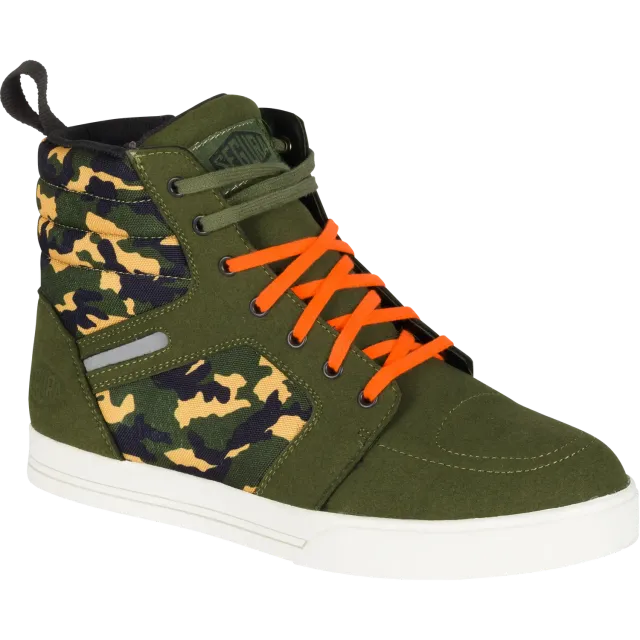 Segura Santana scarpe moto kaki camo impermeabili