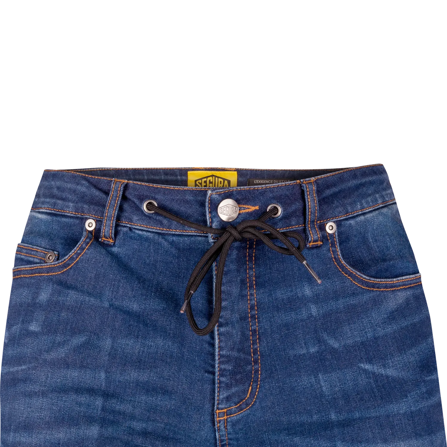 Segura Hunky jeans moto uomo blu cordura stretch protezioni CE